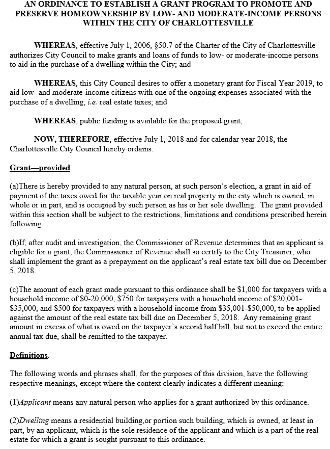 Homeowner Tax Relief 6/4/2018 - Blair's Magazine